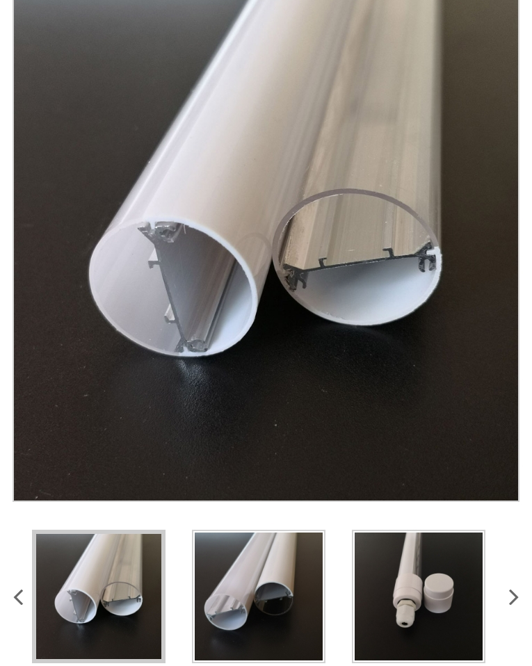 Habitação de tubo LED com nota retardante de chama da certificação V0 e EN45545-2