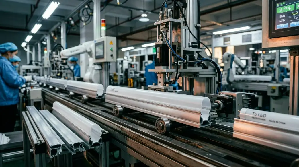 A principal fábrica de caixas de tubos LED T5 da China: o guia 2026 para conformidade com design ecológico e fornecimento personalizado automatizado