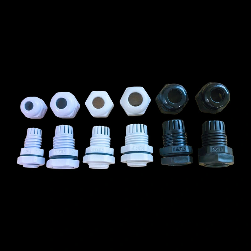 Porcas impermeáveis ​​para tubos LED
